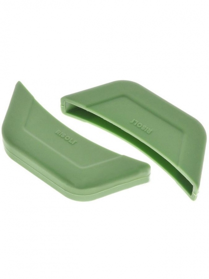 Risolì, 2 presine in silicone per casseruole e tegami BlackPlus verdi